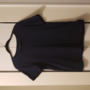 Check out the sleeve details on this Talbot's blue short sleeve top!